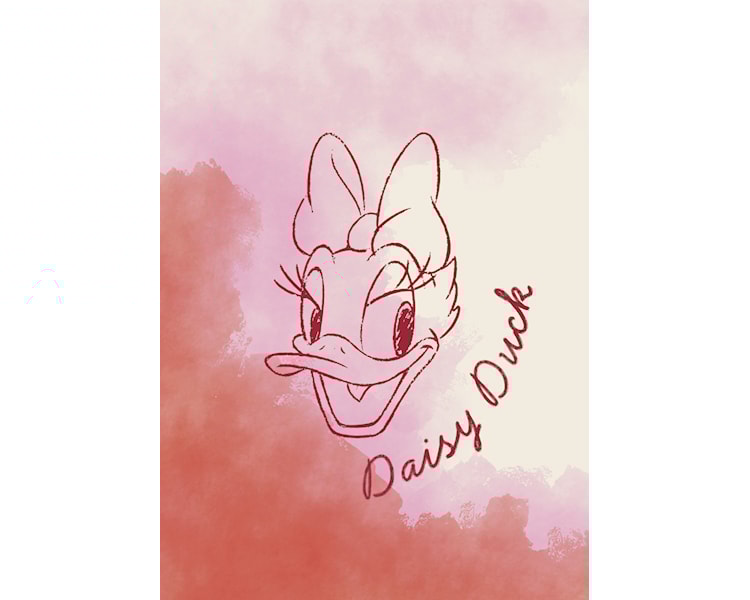 Disney Daisy Duck Watercolours